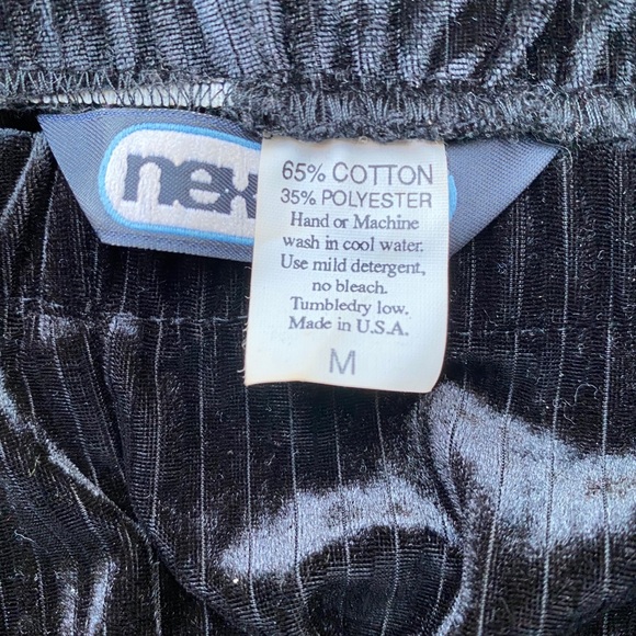 Vintage 90’s Next Era Velvet Wide Leg Pants Size M - Picture 2 of 8